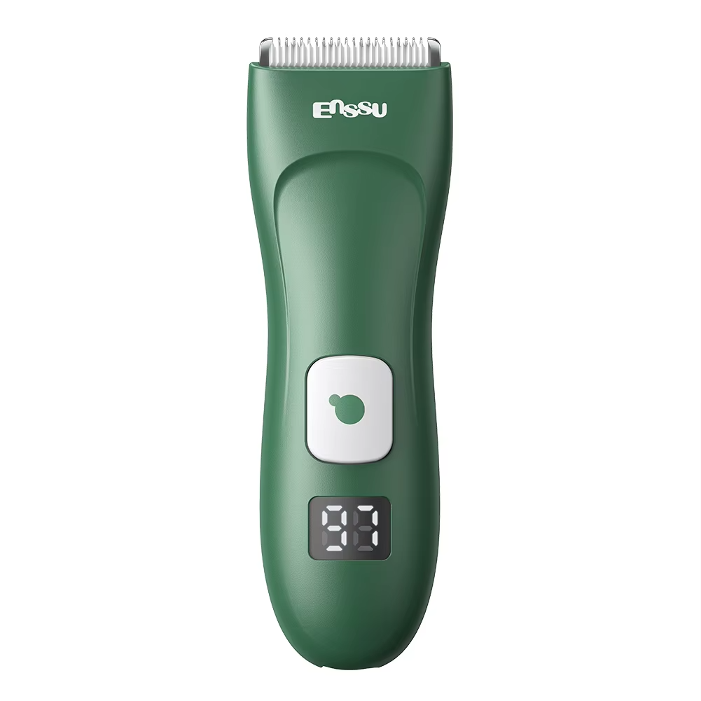 Baby Hair Trimmer for Kids – Cordless, Waterproof, Quick Charge, LED Display