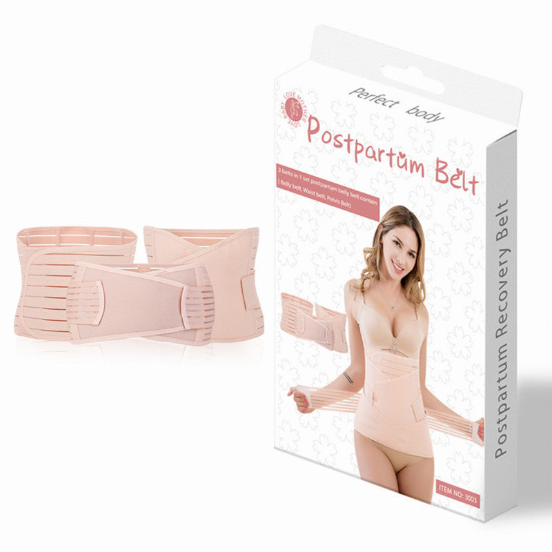 Breathable Cotton Waist Cincher – Maternity & Postpartum Body Shaping Retraction Band